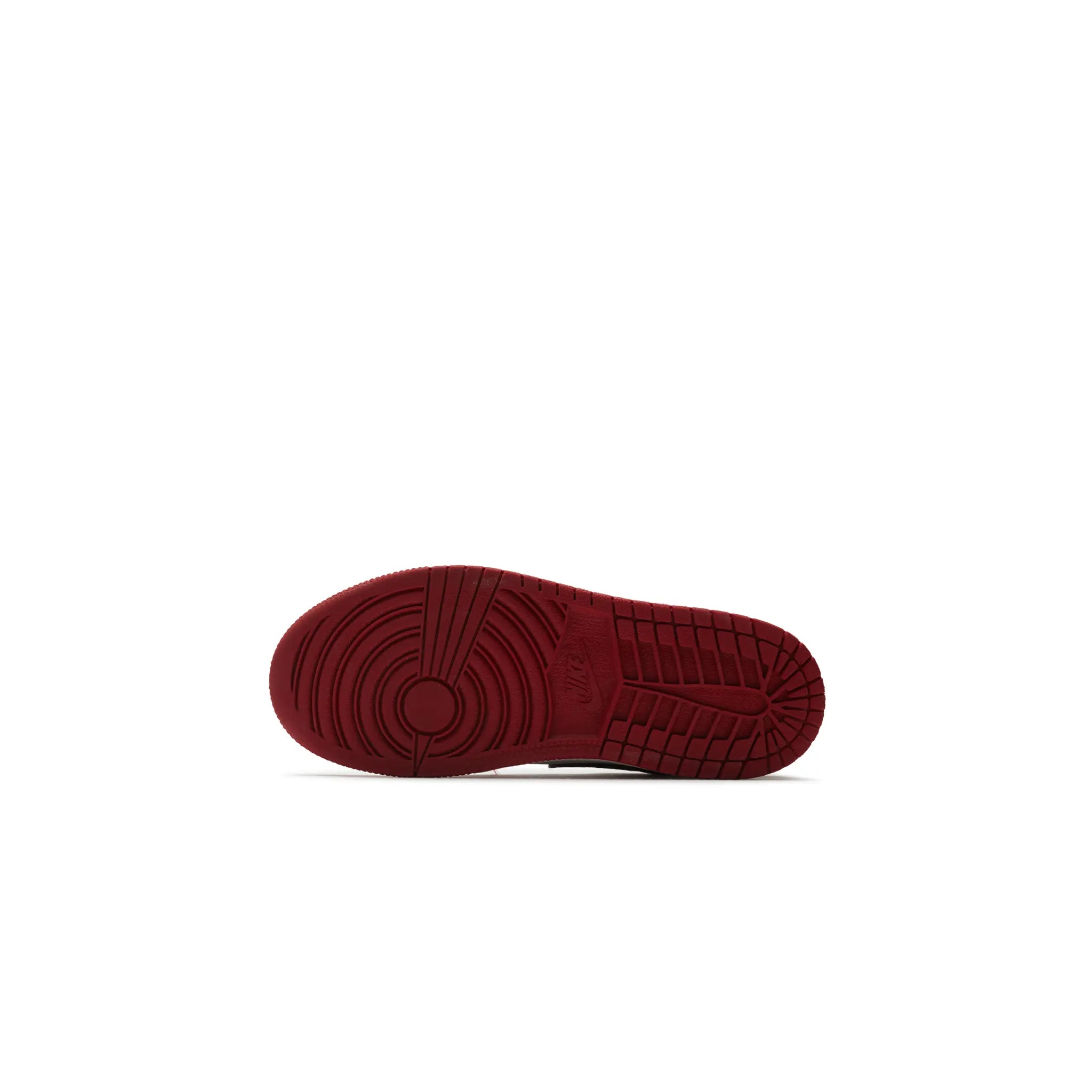 Sole View of Preloved - Air Jordan 1 Mid Chicago White Heel (PS) 640734-173